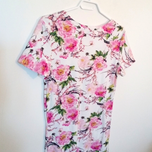 Rue 21 Cherry Blossom Floral Maxi T-Shirt Dress - Picture 6 of 8